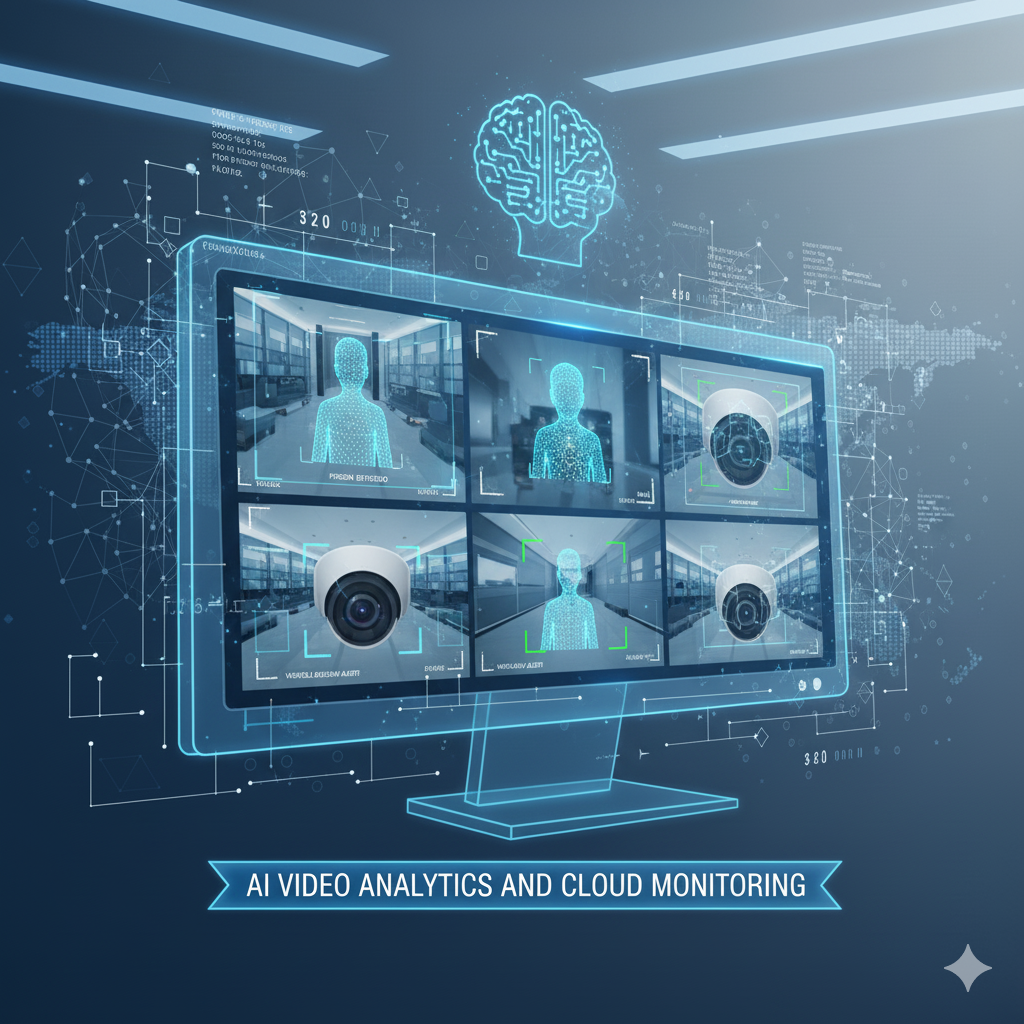 AI video analytics and cloud monitoring