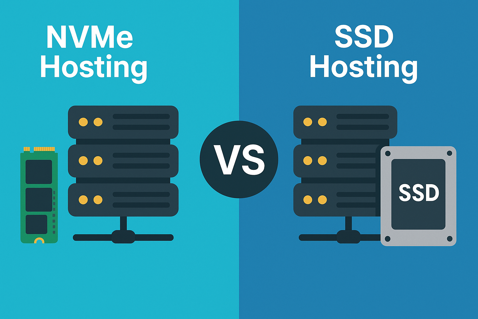 NVMe hosting vs SSD hosting