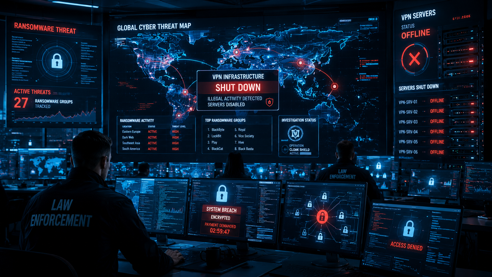 VPN service used by ransomware gangs