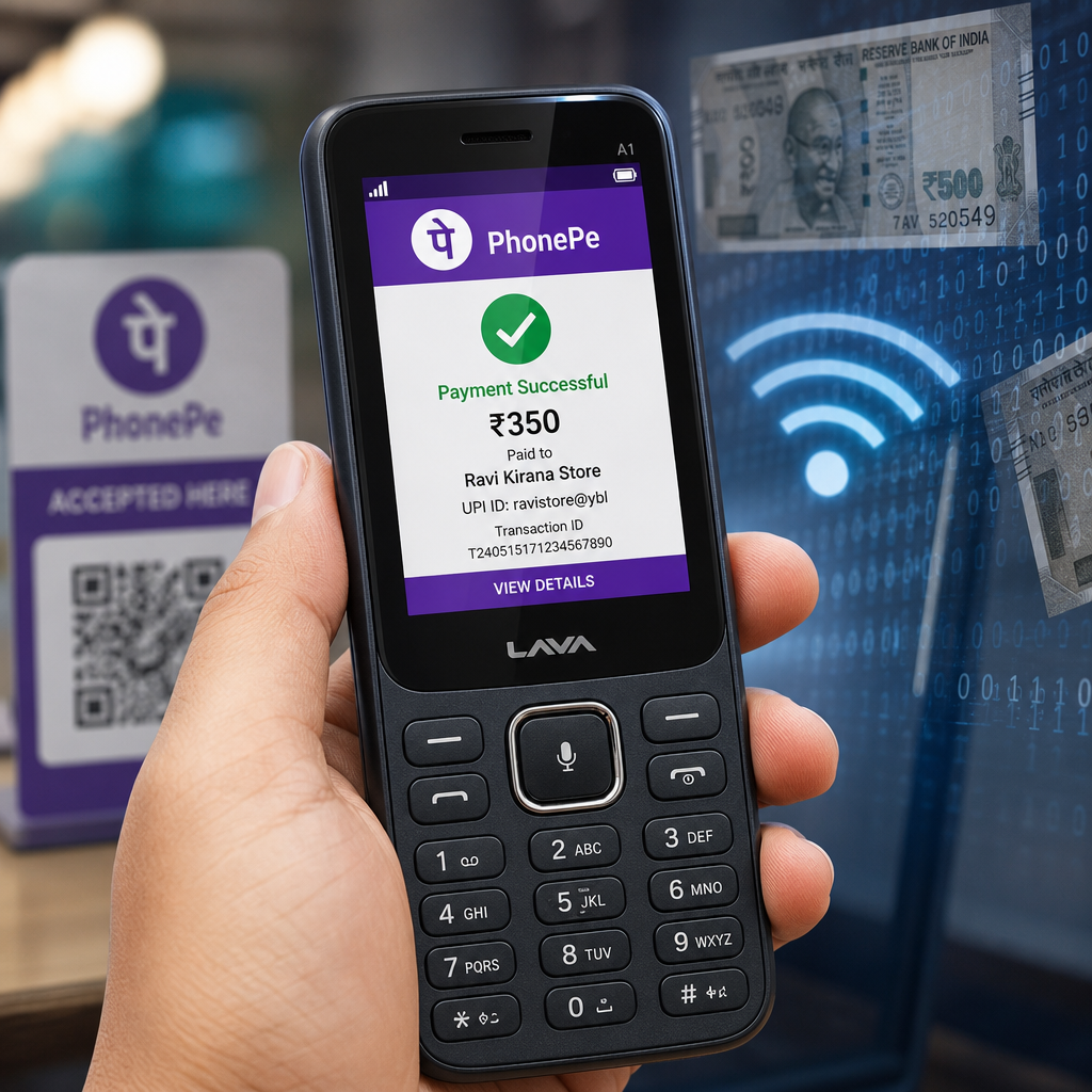 upi payment on lava