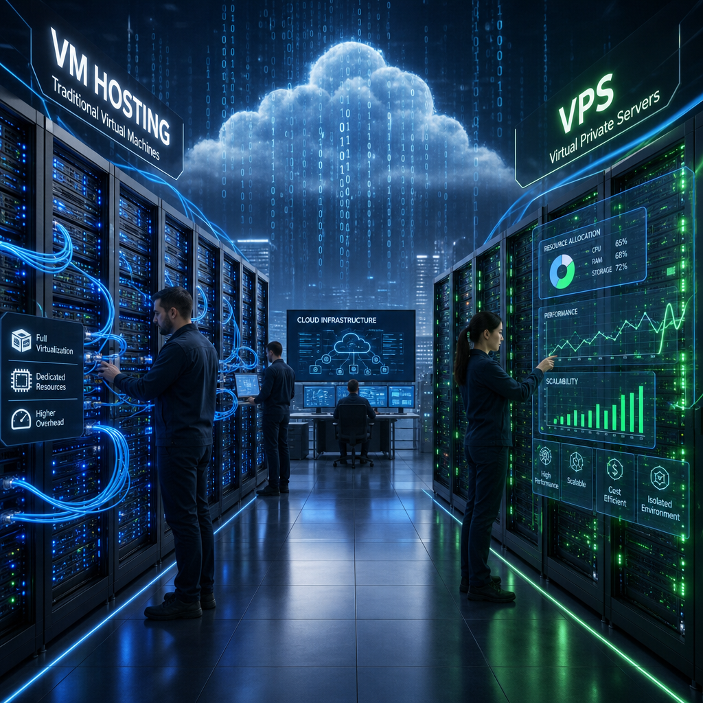 vm Hosting vs VPS