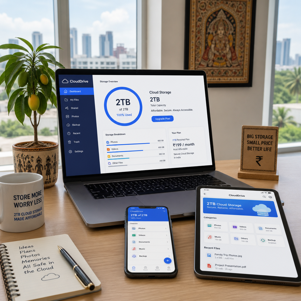 2TB Cloud Storage in India